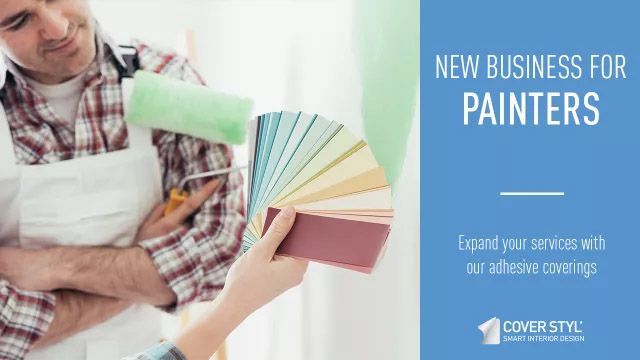 A new business opportunity for painters with Cover Styl' adhesive films