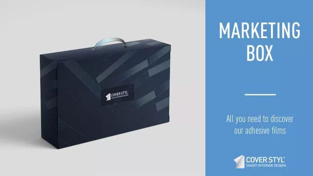 Cover Styl' Marketing box: all the tools you need to discover our adhesive films