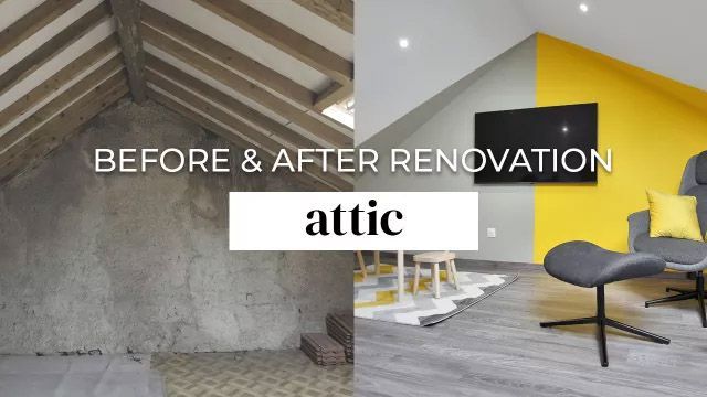 Home Makeover with Adhesive Films | #9 ATTIC | Amazing Before & After