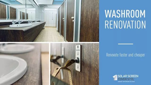 How to renovate your washrooms faster and cheaper?