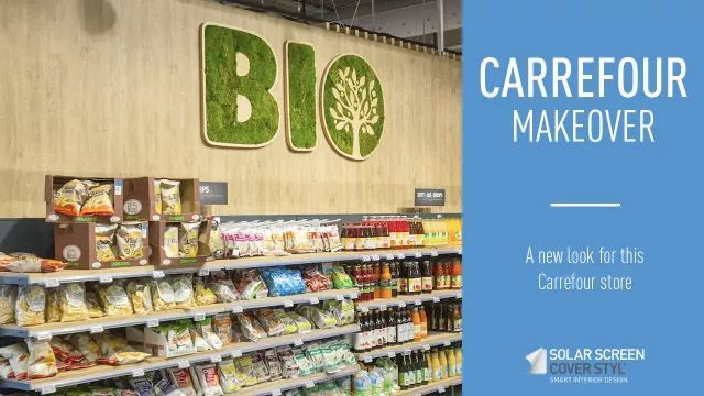 Makeover of a Carrefour store with Cover Styl' adhesive films