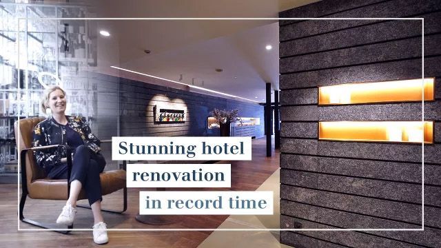 The best way to successfully renovate a hotel in no time and without disturbance