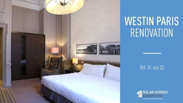 The Westin Paris hotel renovation with Cover Styl' adhesive films