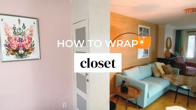 TUTORIAL: How to WRAP a CLOSET with Cover Styl' Adhesive films?