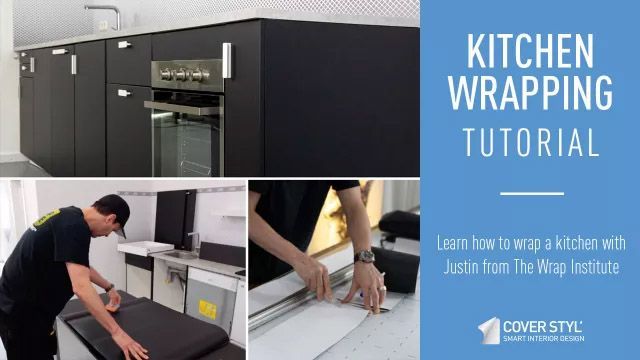 Tutorial: How to wrap a kitchen with Cover Styl' adhesive films?