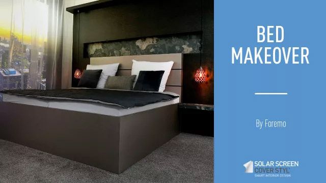 Bed makeover with Cover Styl' adhesive coverings