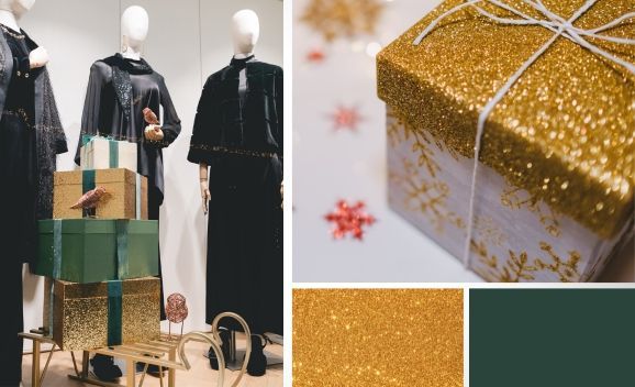 Contemporary Xmas Decor Display