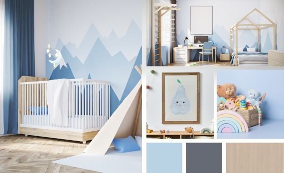 Scandinavian Kids Room 1