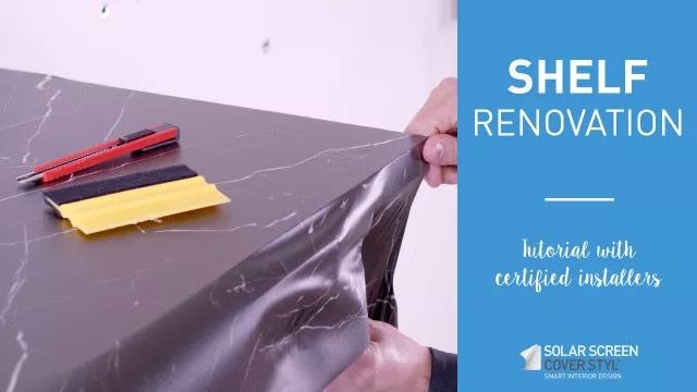 How to renovate a shelf with Cover Styl'® adhesive coverings?