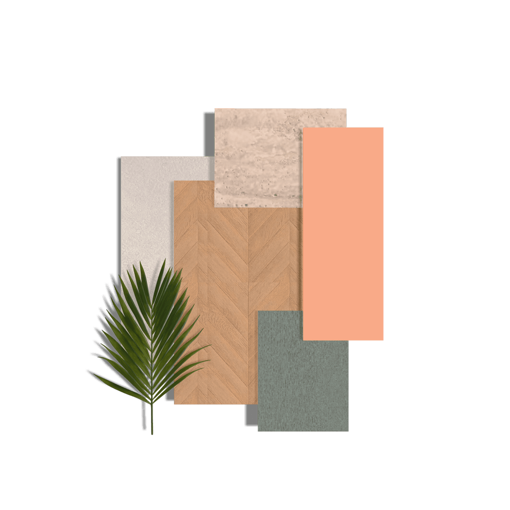Peach + Green Fashion Retail