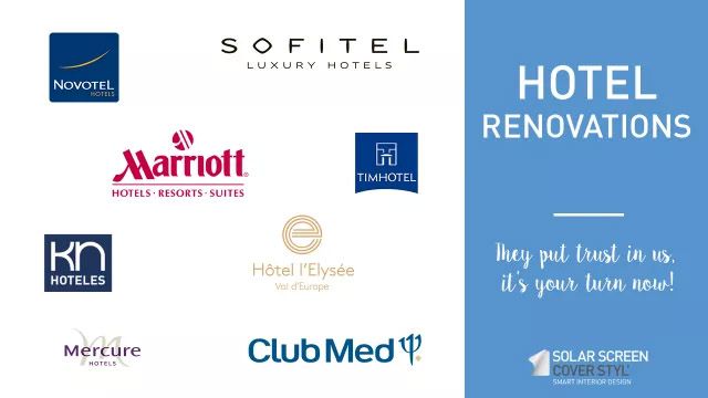 The most famous hotels put trust in us